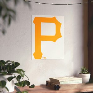 MLB Team Logos Pittsburgh Pirates Painting Bedroom Living Room Wall Art Décor Matte Vertical Posters