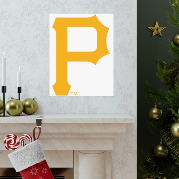 MLB Team Logos Pittsburgh Pirates Painting Bedroom Living Room Wall Art Décor Matte Vertical Posters