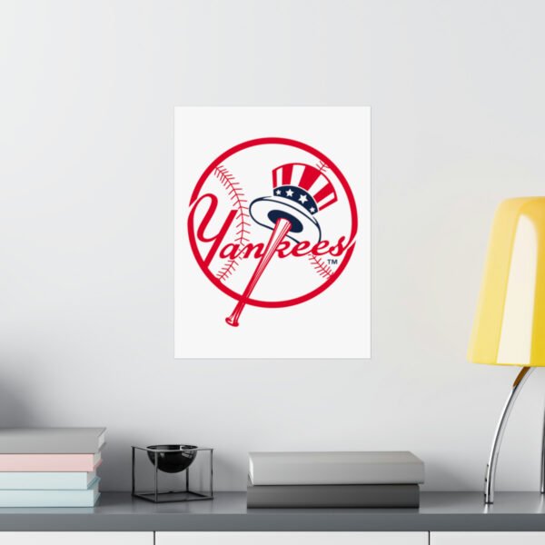 MLB Team Logos New York Yankees Painting Bedroom Living Room Wall Art Décor Matte Vertical Posters