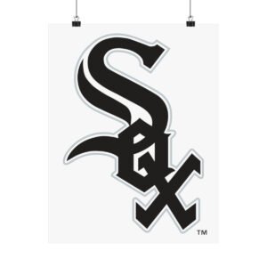 MLB Team Logos Chicago White Sox Painting Bedroom Living Room Wall Art Décor Matte Vertical Posters