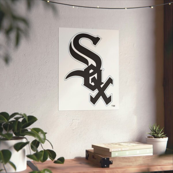 MLB Team Logos Chicago White Sox Painting Bedroom Living Room Wall Art Décor Matte Vertical Posters