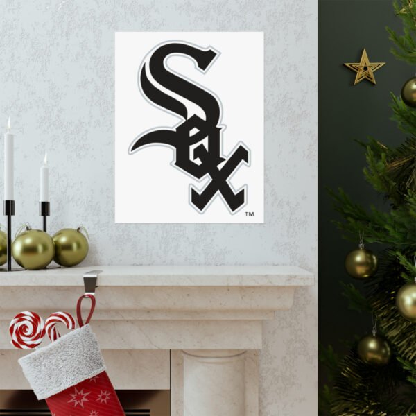 MLB Team Logos Chicago White Sox Painting Bedroom Living Room Wall Art Décor Matte Vertical Posters