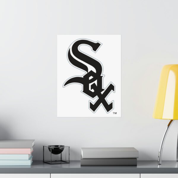 MLB Team Logos Chicago White Sox Painting Bedroom Living Room Wall Art Décor Matte Vertical Posters