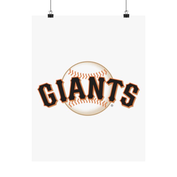 MLB Team Logos San Francisco Giants Painting Bedroom Living Room Wall Art Décor Matte Vertical Posters