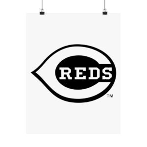 MLB Team Logos Cincinnati Reds Painting Bedroom Living Room Wall Art Décor Matte Vertical Posters