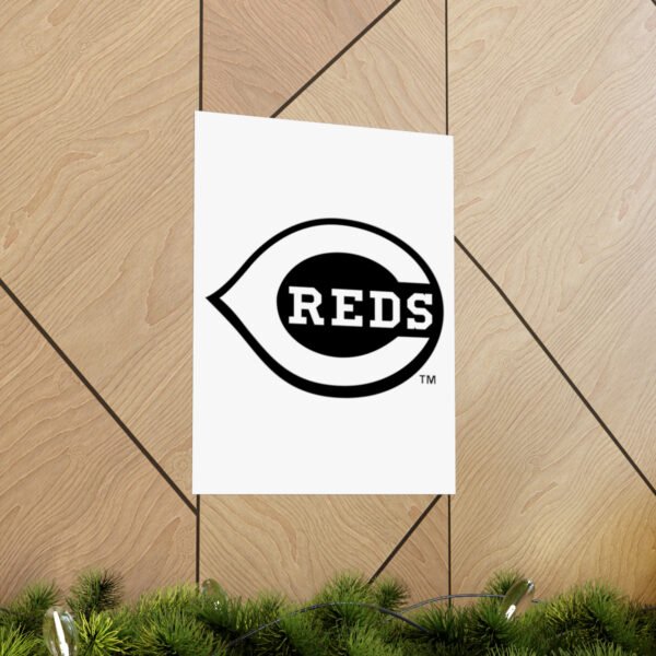 MLB Team Logos Cincinnati Reds Painting Bedroom Living Room Wall Art Décor Matte Vertical Posters