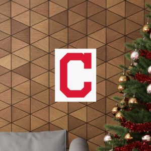 MLB Team Logos Cleveland Guardians Painting Bedroom Living Room Wall Art Décor Matte Vertical Posters