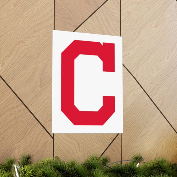 MLB Team Logos Cleveland Guardians Painting Bedroom Living Room Wall Art Décor Matte Vertical Posters