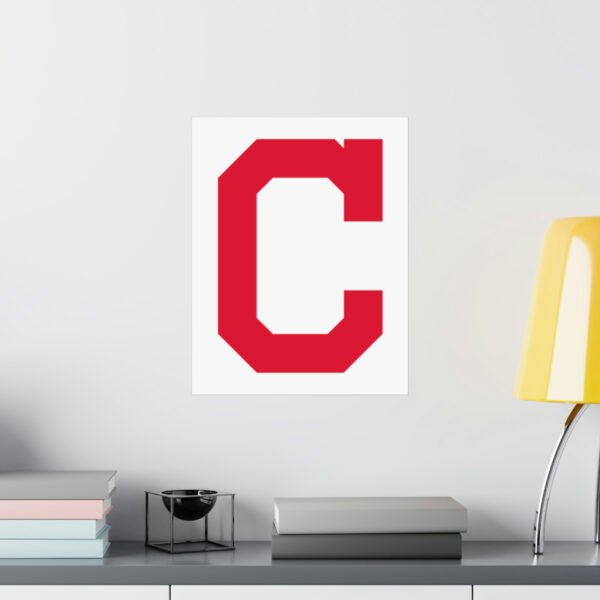 MLB Team Logos Cleveland Guardians Painting Bedroom Living Room Wall Art Décor Matte Vertical Posters