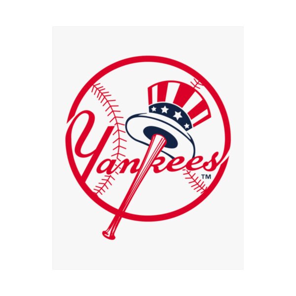 MLB Team Logos New York Yankees Painting Bedroom Living Room Wall Art Décor Matte Vertical Posters