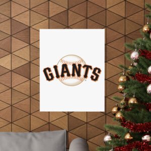 MLB Team Logos San Francisco Giants Painting Bedroom Living Room Wall Art Décor Matte Vertical Posters