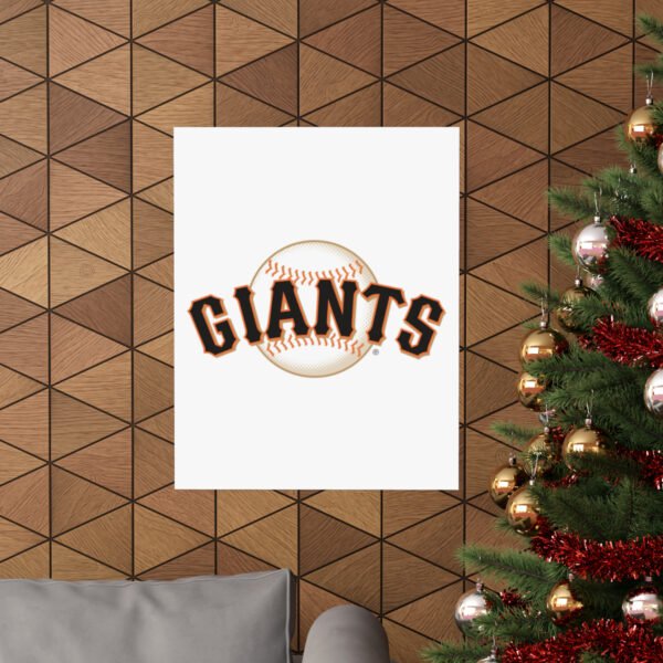 MLB Team Logos San Francisco Giants Painting Bedroom Living Room Wall Art Décor Matte Vertical Posters