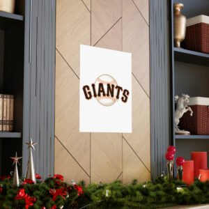 MLB Team Logos San Francisco Giants Painting Bedroom Living Room Wall Art Décor Matte Vertical Posters