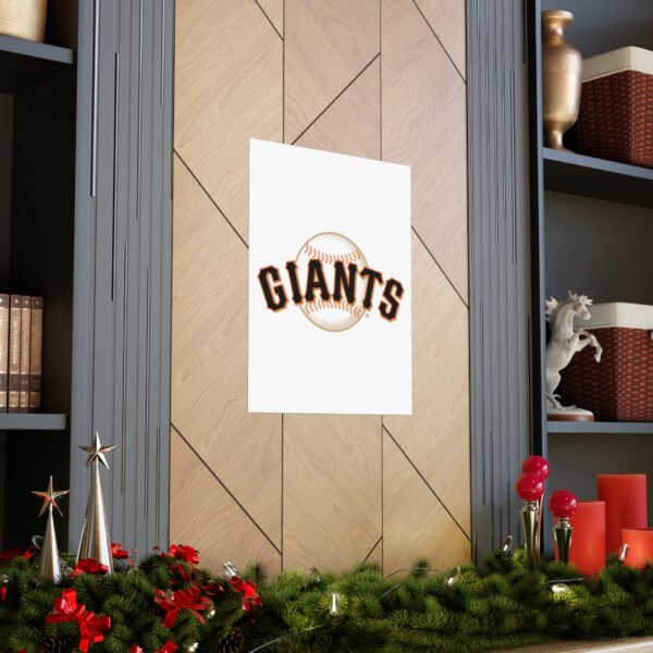 MLB Team Logos San Francisco Giants Painting Bedroom Living Room Wall Art Décor Matte Vertical Posters