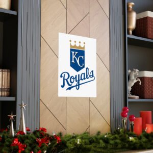 MLB Team Logos Kansas City Royals Painting Bedroom Living Room Wall Art Décor Matte Vertical Posters