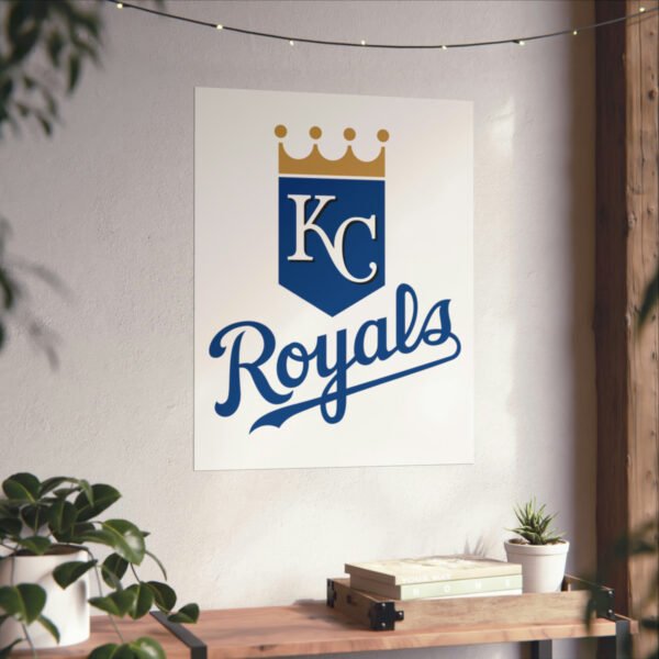 MLB Team Logos Kansas City Royals Painting Bedroom Living Room Wall Art Décor Matte Vertical Posters