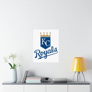 MLB Team Logos Kansas City Royals Painting Bedroom Living Room Wall Art Décor Matte Vertical Posters