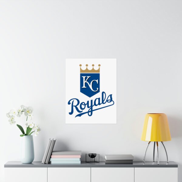 MLB Team Logos Kansas City Royals Painting Bedroom Living Room Wall Art Décor Matte Vertical Posters