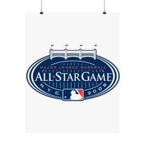 MLB Team Logos All-Star Game Painting Bedroom Living Room Wall Art Décor Matte Vertical Posters