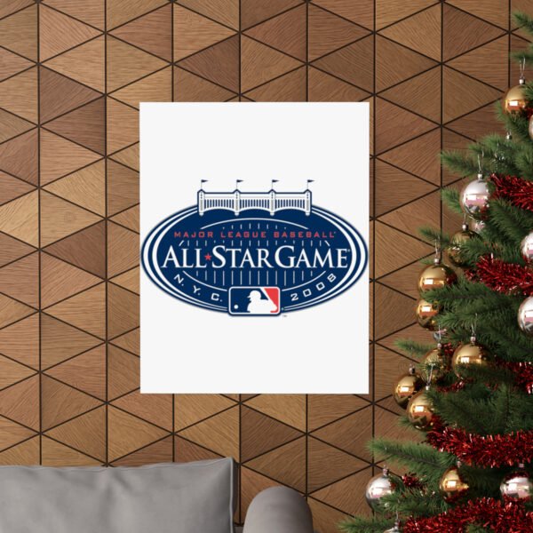 MLB Team Logos All-Star Game Painting Bedroom Living Room Wall Art Décor Matte Vertical Posters