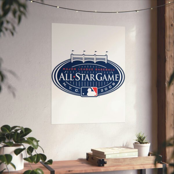 MLB Team Logos All-Star Game Painting Bedroom Living Room Wall Art Décor Matte Vertical Posters