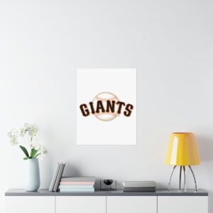 MLB Team Logos San Francisco Giants Painting Bedroom Living Room Wall Art Décor Matte Vertical Posters