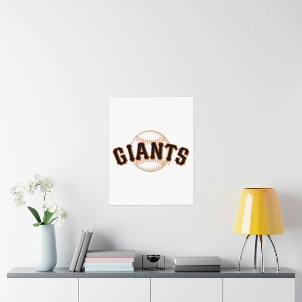 MLB Team Logos San Francisco Giants Painting Bedroom Living Room Wall Art Décor Matte Vertical Posters