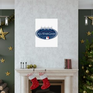 MLB Team Logos All-Star Game Painting Bedroom Living Room Wall Art Décor Matte Vertical Posters