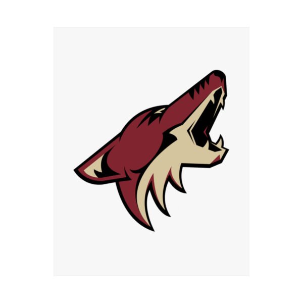 NHL Team Logos Arizona Coyotes Painting Bedroom Living Room Wall Art Décor Matte Vertical Posters