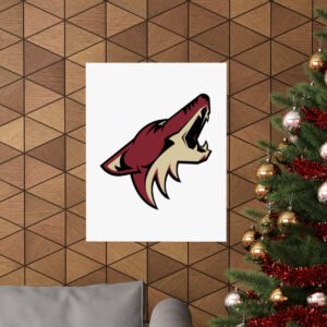 NHL Team Logos Arizona Coyotes Painting Bedroom Living Room Wall Art Décor Matte Vertical Posters