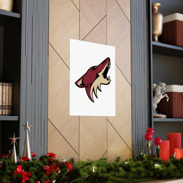 NHL Team Logos Arizona Coyotes Painting Bedroom Living Room Wall Art Décor Matte Vertical Posters