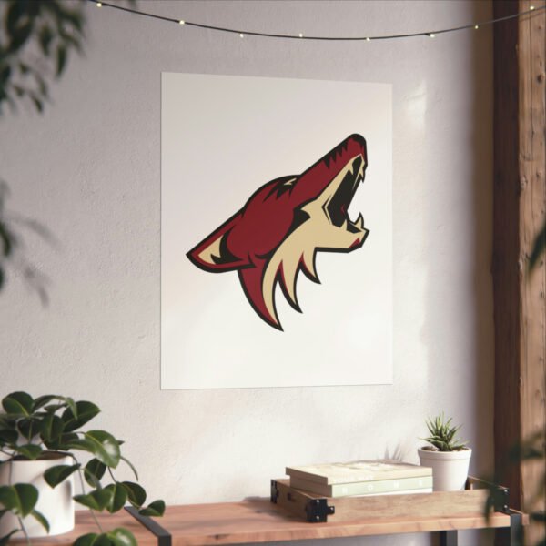 NHL Team Logos Arizona Coyotes Painting Bedroom Living Room Wall Art Décor Matte Vertical Posters
