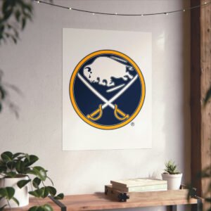 NHL Team Logos Buffalo Sabres Painting Bedroom Living Room Wall Art Décor Matte Vertical Posters
