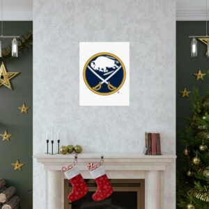 NHL Team Logos Buffalo Sabres Painting Bedroom Living Room Wall Art Décor Matte Vertical Posters