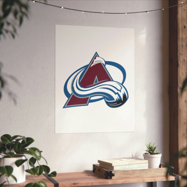 NHL Team Logos Colorado Avalanche Painting Bedroom Living Room Wall Art Décor Matte Vertical Posters