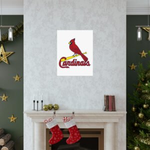 MLB Team Logos St. Louis Cardinals Painting Bedroom Living Room Wall Art Décor Matte Vertical Posters
