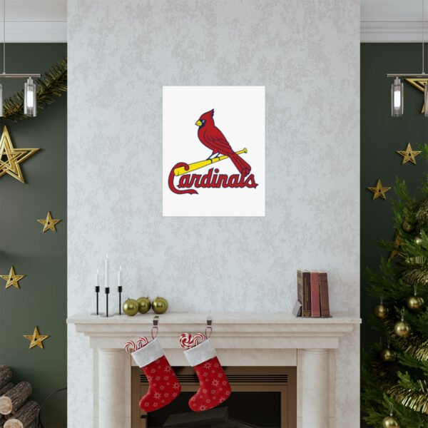 MLB Team Logos St. Louis Cardinals Painting Bedroom Living Room Wall Art Décor Matte Vertical Posters