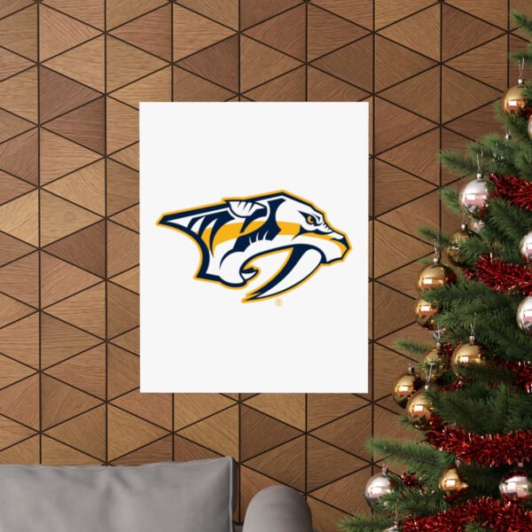 NHL Team Logos Nashville Predators Painting Bedroom Living Room Wall Art Décor Matte Vertical Posters