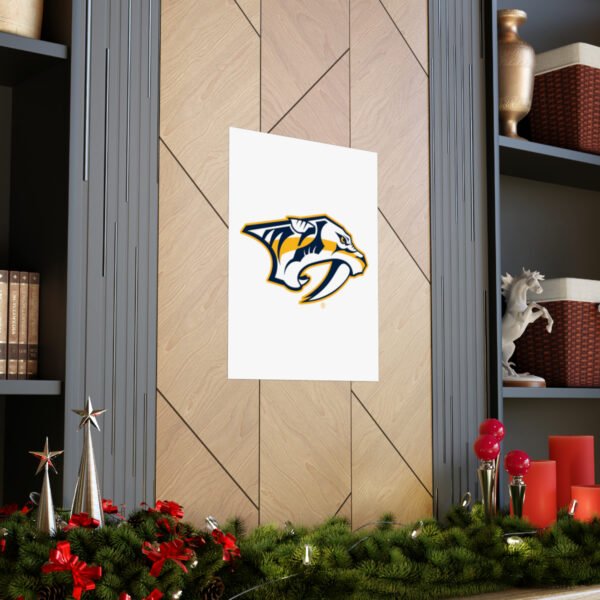 NHL Team Logos Nashville Predators Painting Bedroom Living Room Wall Art Décor Matte Vertical Posters