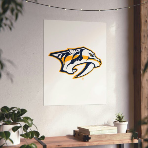 NHL Team Logos Nashville Predators Painting Bedroom Living Room Wall Art Décor Matte Vertical Posters