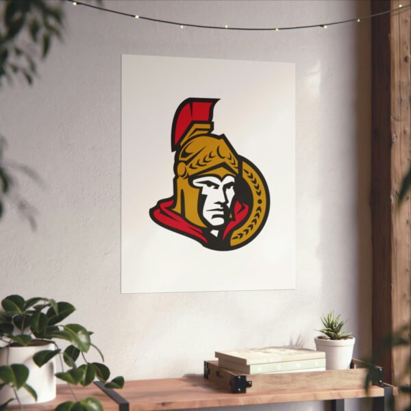 NHL Team Logos Ottawa Senators Painting Bedroom Living Room Wall Art Décor Matte Vertical Posters
