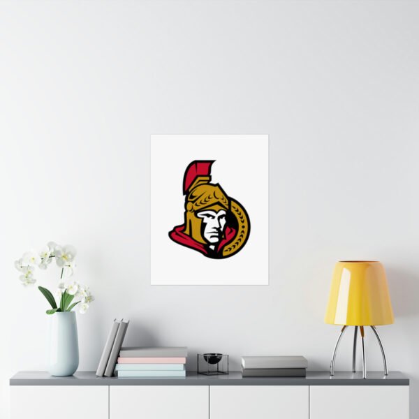 NHL Team Logos Ottawa Senators Painting Bedroom Living Room Wall Art Décor Matte Vertical Posters