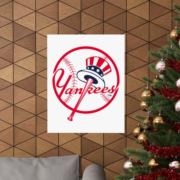 MLB Team Logos New York Yankees Painting Bedroom Living Room Wall Art Décor Matte Vertical Posters