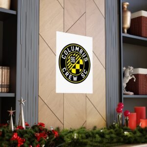 MLS Team Logos Columbus Crew Painting Bedroom Living Room Wall Art Décor Matte Vertical Posters