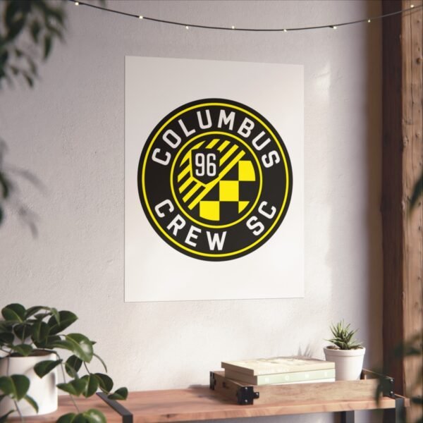 MLS Team Logos Columbus Crew Painting Bedroom Living Room Wall Art Décor Matte Vertical Posters