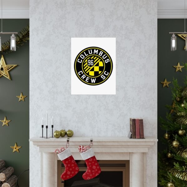 MLS Team Logos Columbus Crew Painting Bedroom Living Room Wall Art Décor Matte Vertical Posters