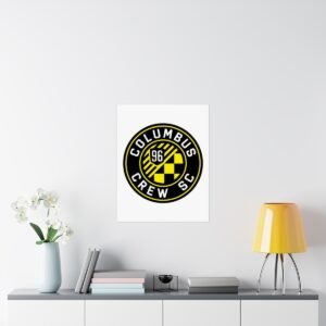MLS Team Logos Columbus Crew Painting Bedroom Living Room Wall Art Décor Matte Vertical Posters