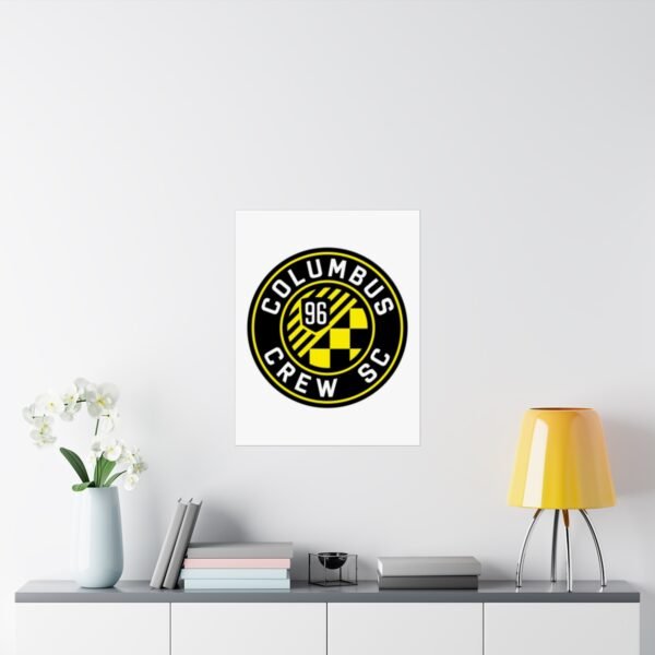 MLS Team Logos Columbus Crew Painting Bedroom Living Room Wall Art Décor Matte Vertical Posters