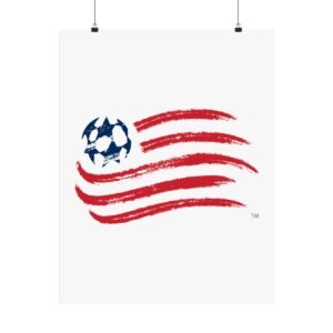 MLS Team Logos New England Revolution Painting Bedroom Living Room Wall Art Décor Matte Vertical Posters