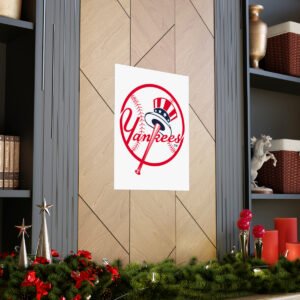 MLB Team Logos New York Yankees Painting Bedroom Living Room Wall Art Décor Matte Vertical Posters